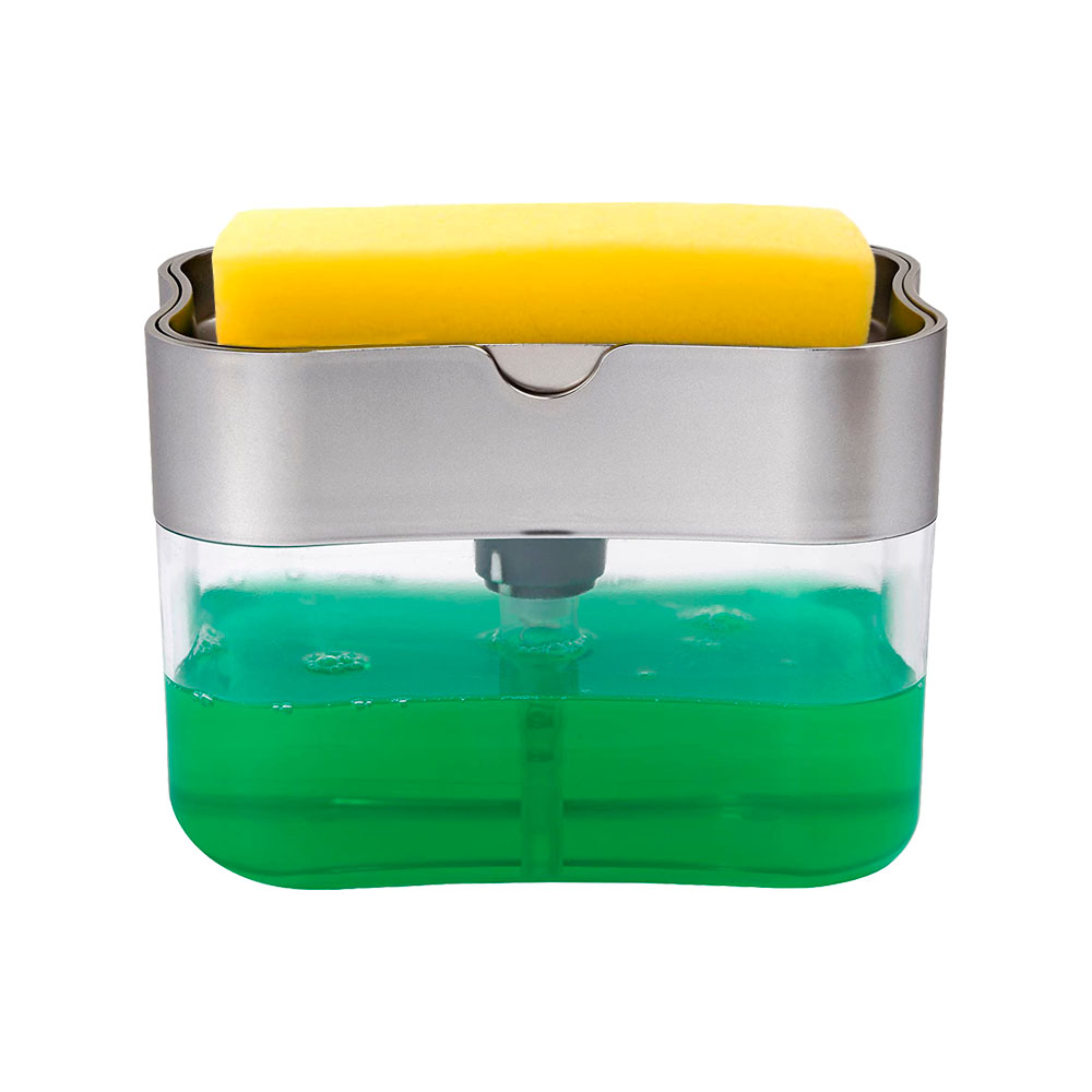 Dispensador manual de jabón líquido para esponja de cocina – DAWA